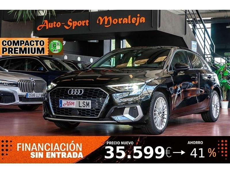 Negro Usado 2021 Audi A3 Sportback Advanced Utilitario | 19.900 € (Buen precio) - Imagen 1/4