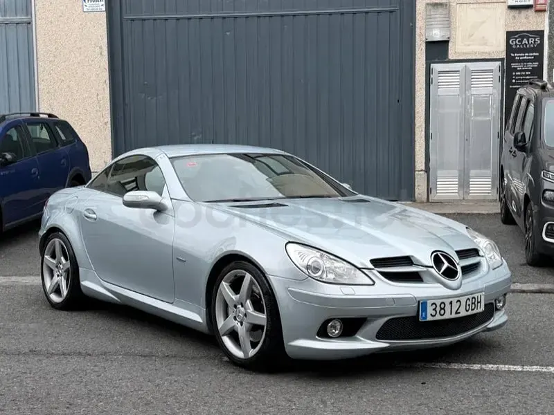 Usado Mercedes SLK350 272 CV (200 kW) 2006 Azul Descapotable