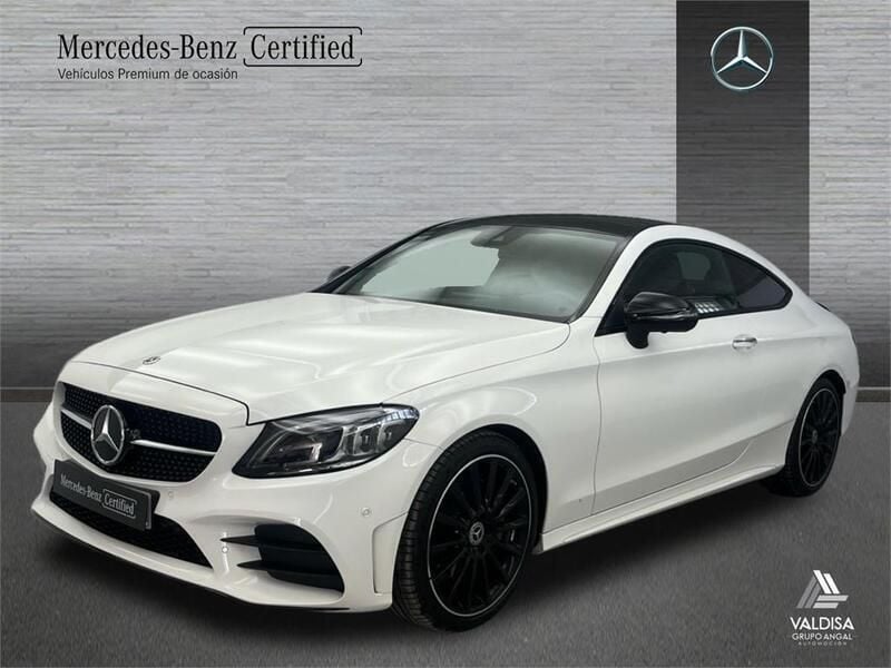 Blanco Usado 2023 Mercedes C220 AMG line Coupe | 49.300 € (Precio justo) - Imagen 1/2