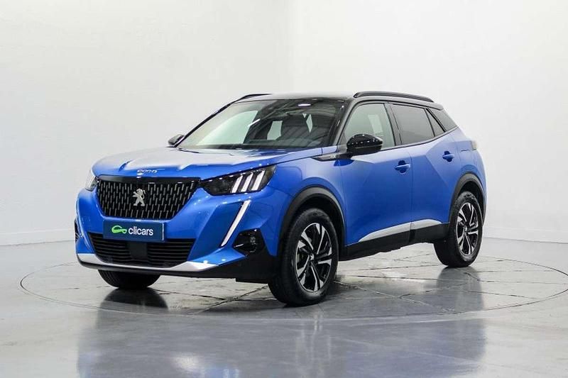 Azul Usado 2022 Peugeot 2008 GT SUV | 18.590 € (Precio justo) - Imagen 1/4
