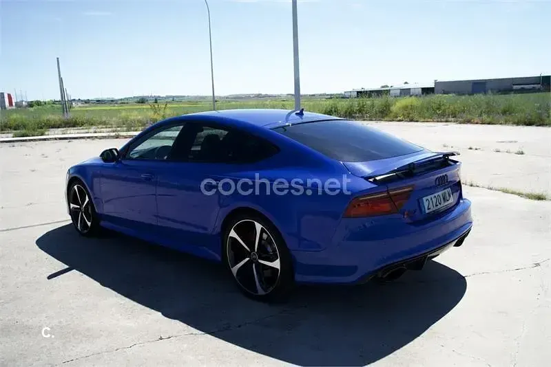 Usado Audi RS7 Sportback Performance 605 CV (444 kW) 2016 Azul Utilitario