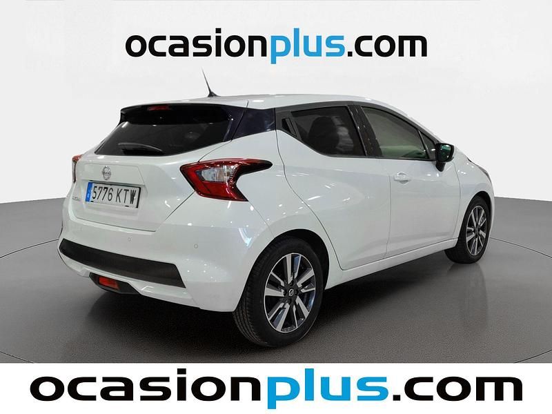 Usado Nissan Micra N-Connecta 101 CV (74 kW) 2019 Blanco Utilitario