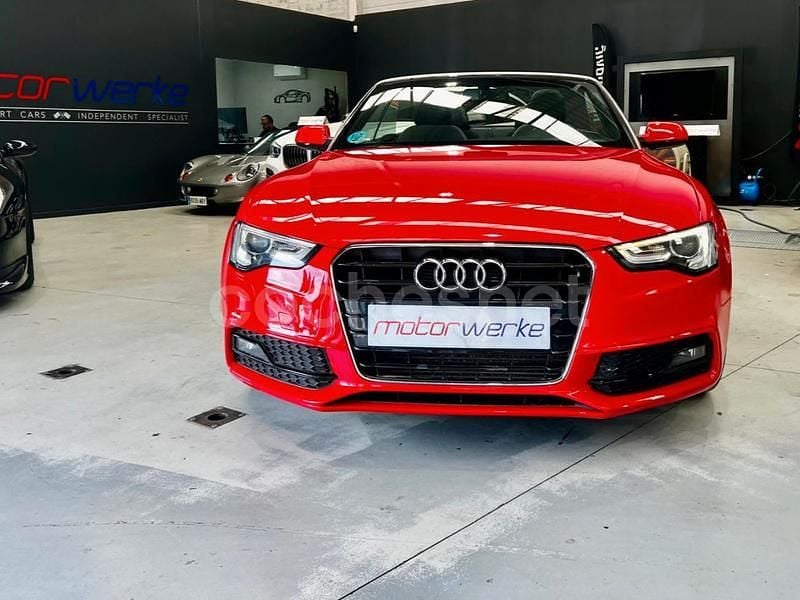 Usado Audi A5 Cabriolet S-Line 170 CV (125 kW) 2014 Rojo Descapotable