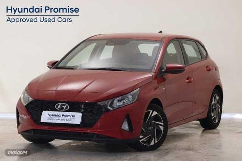 Rojo Usado 2021 Hyundai i20 | 14.500 € (Precio justo) - Imagen 1/4