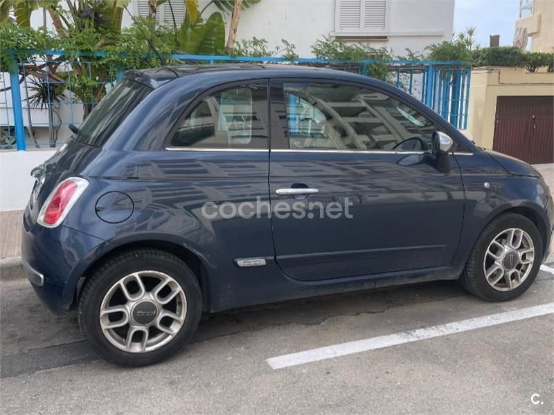 Azul Usado 2008 Fiat 500 Lounge Berlina | 5700 € (Precio justo) - Imagen 1/4