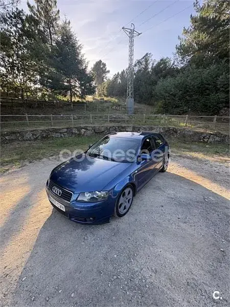 Usado Audi A3 Ambition 140 CV (102 kW) 2004 Azul Utilitario