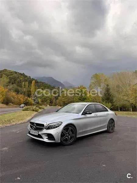 Usado Mercedes C220 170 CV (125 kW) 2018 Gris / plata Berlina