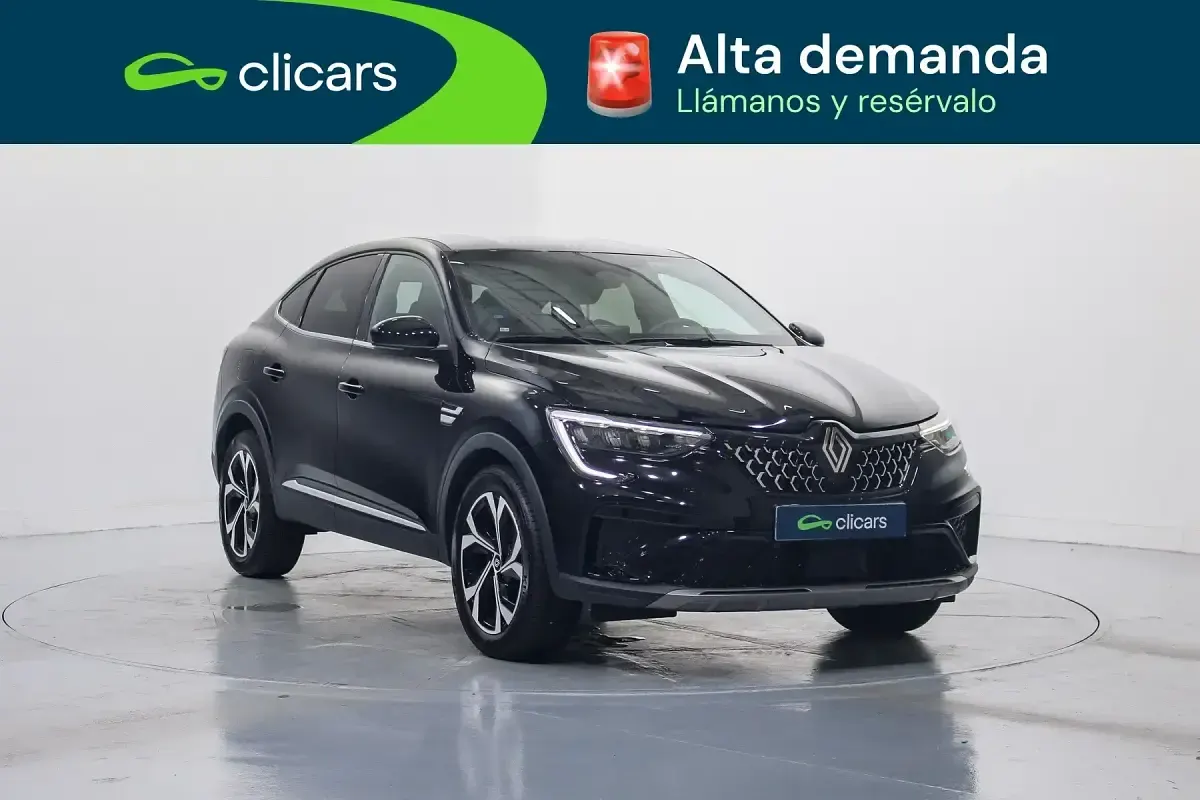 Usado Renault Arkana Techno 94 CV (69 kW) 2024 Negro SUV