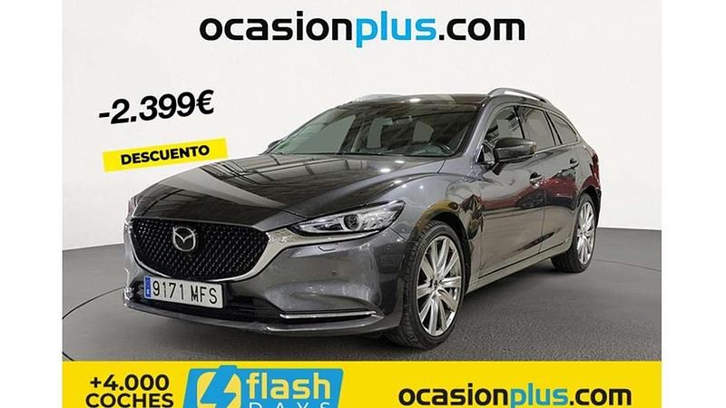 Gris Usado 2023 Mazda 6 Exclusive-Line Berlina | 19.500 € (Buen precio) - Imagen 1/4