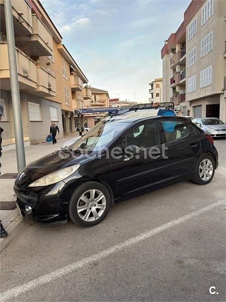 Usado Peugeot 207 70 CV (51 kW) 2007 Negro Berlina