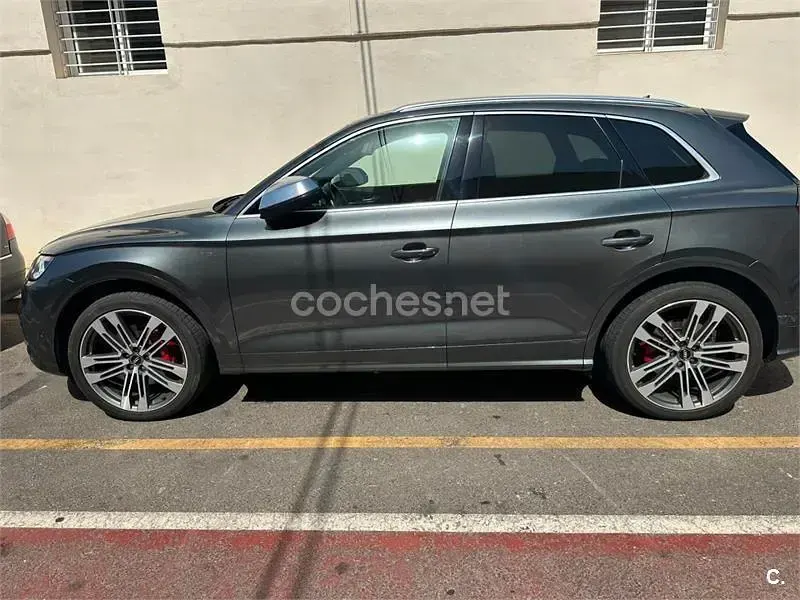 Usado Audi SQ5 354 CV (260 kW) 2017 Gris / plata SUV