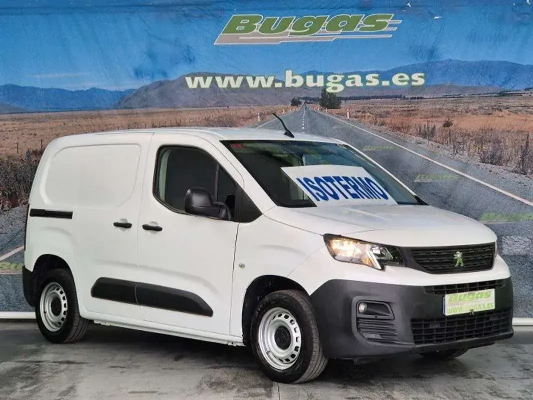 Usado Peugeot Partner 99 CV (72 kW) 2021 Blanco Monovolumen