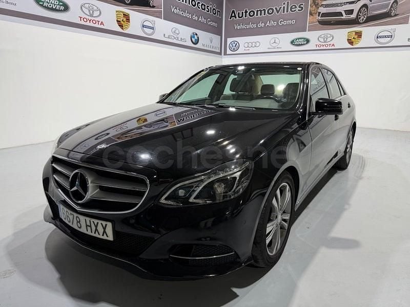 Usado Mercedes E350 252 CV (185 kW) 2014 Negro Berlina