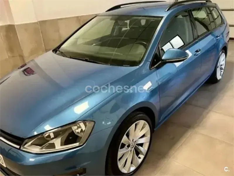 Usado VW Golf VII Advance 110 CV (80 kW) 2015 Azul Familiar