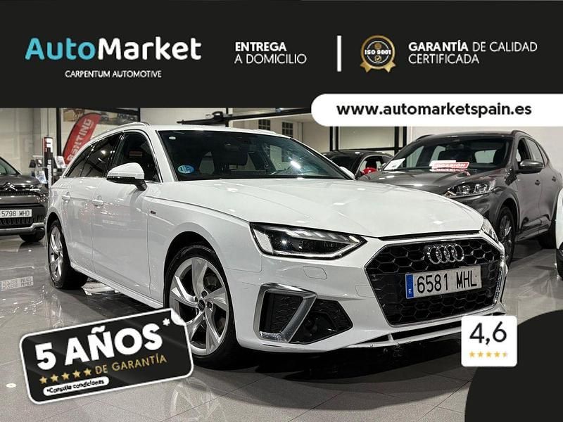 Usado Audi A4 S-Line 150 CV (110 kW) 2023 Blanco Familiar