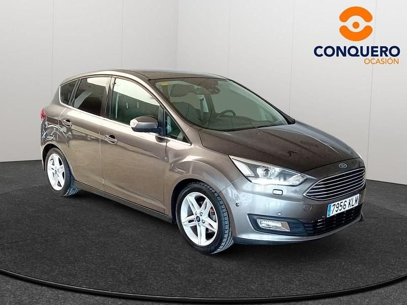 Gris / plata Usado 2018 Ford C-MAX Titanium Monovolumen | 10.990 € (Precio justo) - Imagen 1/4