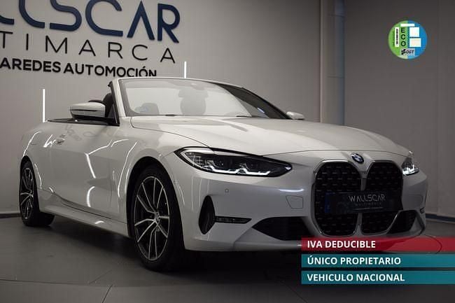 Usado BMW 420 M Performance 190 CV (139 kW) 2022 Blanco Descapotable