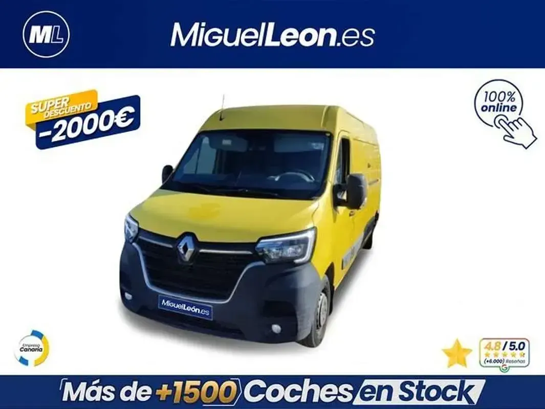 Usado Renault Master 137 CV (100 kW) 2020 Amarillo Monovolumen