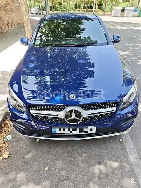 Usado Mercedes GLC250 204 CV (150 kW) 2017 Azul SUV