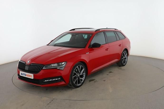 Rojo Usado 2020 Skoda Superb SportLine Familiar | 27.499 € (Caro) - Imagen 1/3