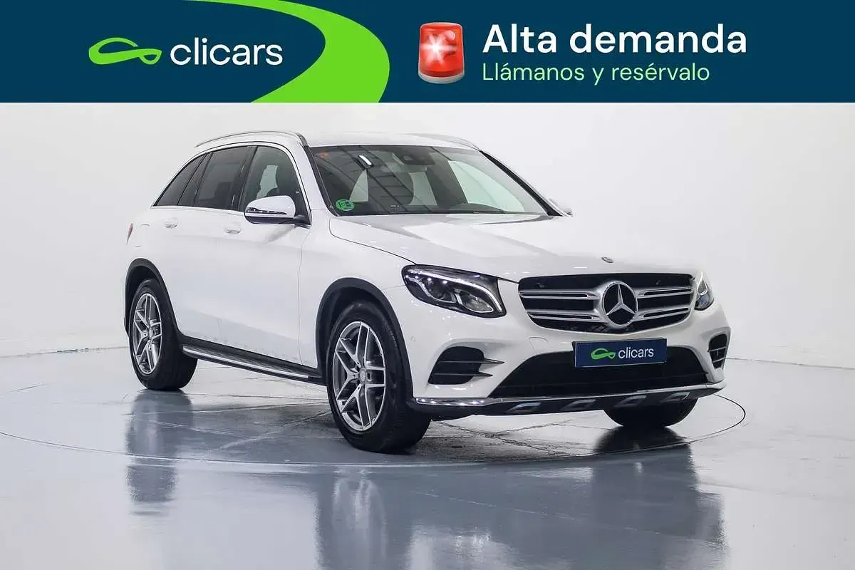 Usado Mercedes GLC250 204 CV (150 kW) 2016 Blanco SUV
