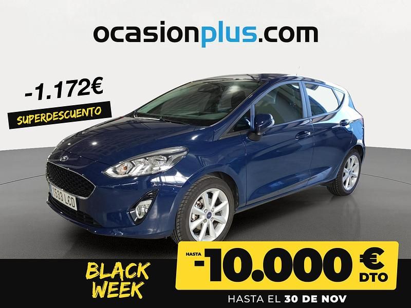 Azul Usado 2019 Ford Fiesta Trend Berlina | 12.900 € (Un poco caro) - Imagen 1/4