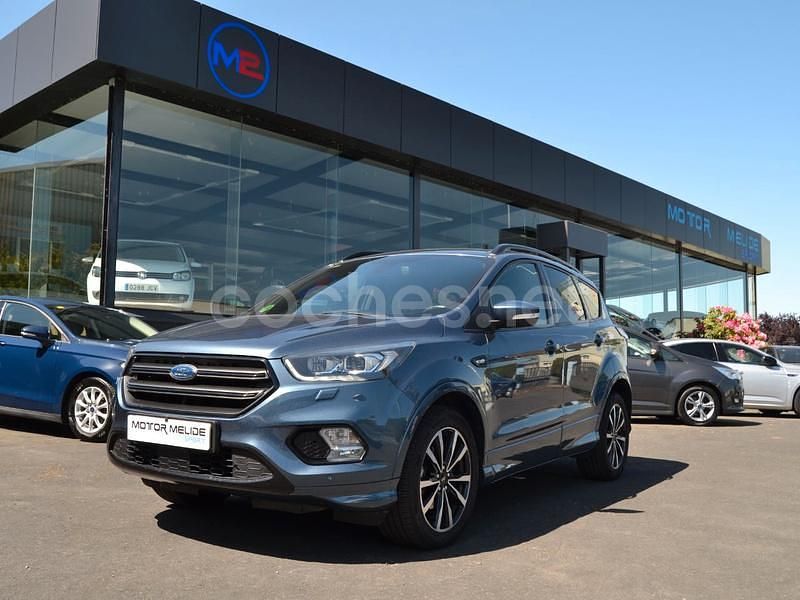 Azul Usado 2019 Ford Kuga ST-Line SUV | 18.900 € (Caro) - Imagen 1/4