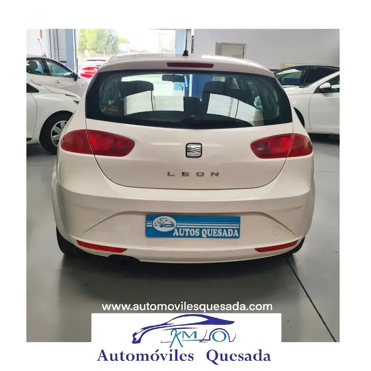 Usado Seat Leon 86 CV (63 kW) 2011 Blanco Utilitario