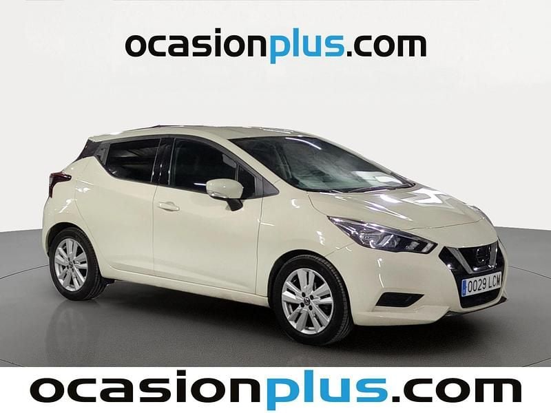 Usado Nissan Micra Acenta 101 CV (74 kW) 2019 Beige Utilitario
