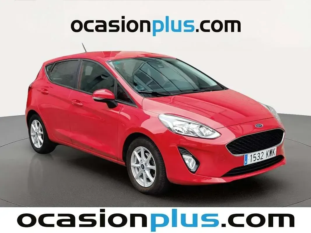 Usado Ford Fiesta Trend+ 86 CV (63 kW) 2019 Rojo Utilitario