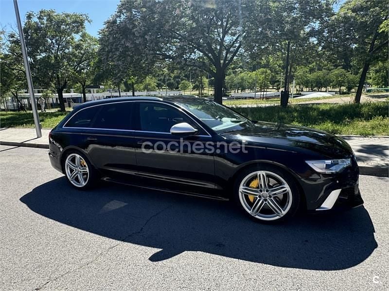 Usado Audi A6 S-Line 313 CV (230 kW) 2014 Negro Familiar