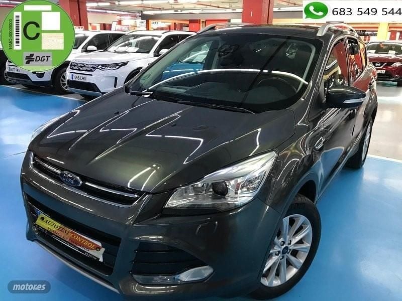 Gris Usado 2016 Ford Kuga Titanium SUV | 13.900 € (Precio justo) - Imagen 1/4