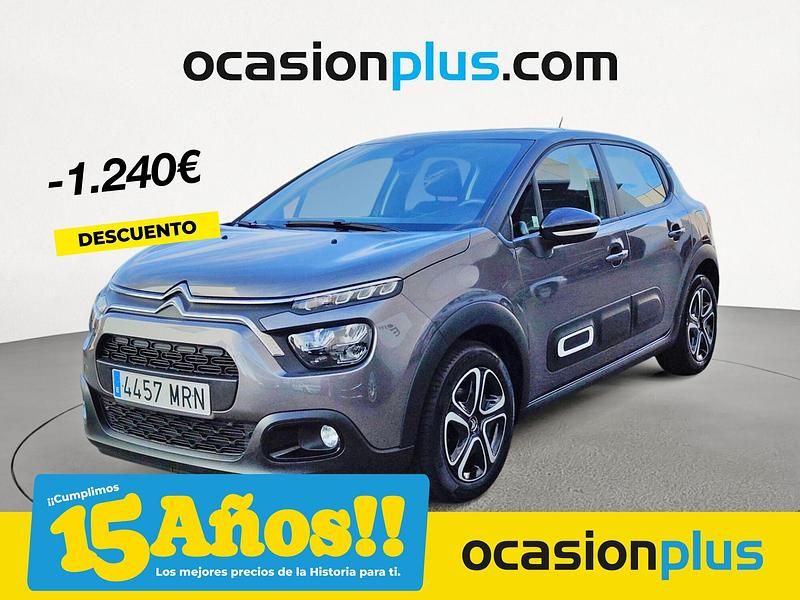 Gris Usado 2024 Citroën C3 PureTech Utilitario | 13.200 € (Precio justo) - Imagen 1/4