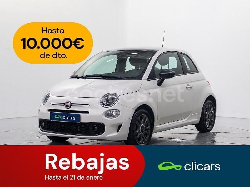 Blanco Usado 2022 Fiat 500C Connect Descapotable | 10.490 € (Buen precio) - Imagen 1/4