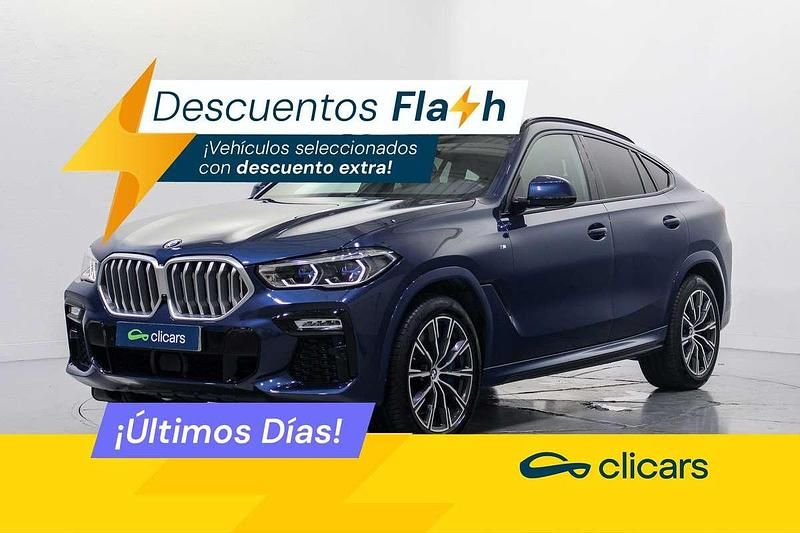Azul Usado 2021 BMW X6 SUV | 58.590 € (Un poco caro) - Imagen 1/4
