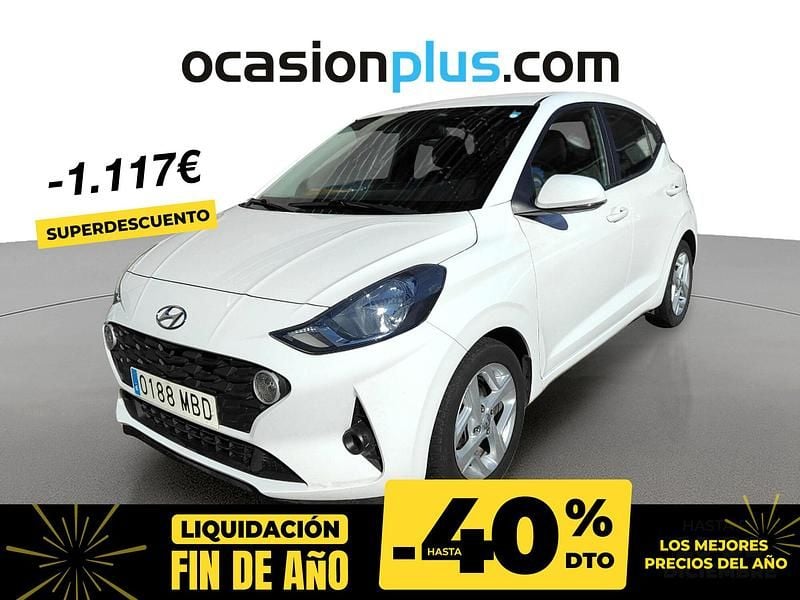 Blanco Usado 2022 Hyundai i10 Utilitario | 11.190 € (Precio justo) - Imagen 1/4