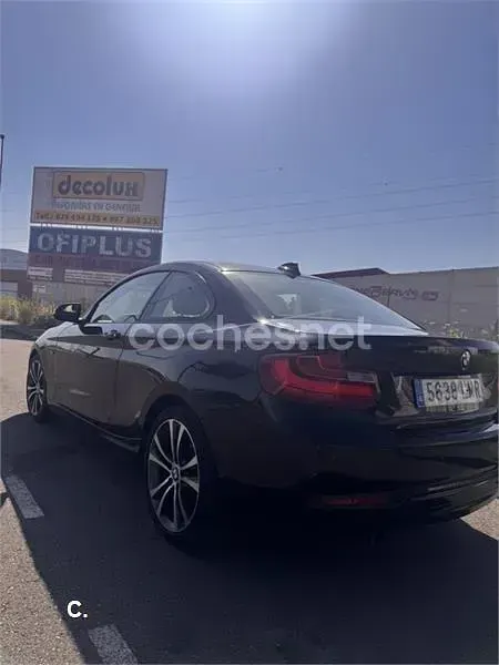 Usado BMW 220 218 CV (160 kW) 2014 Negro Coupe