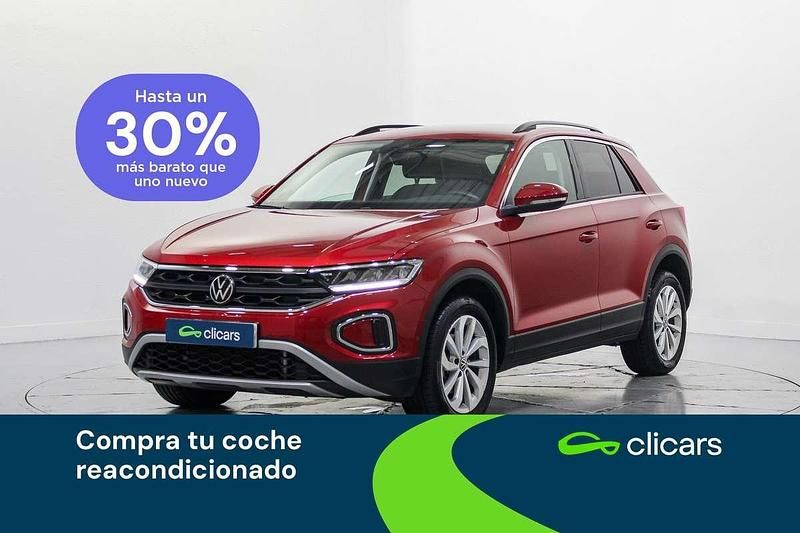 Rojo Usado 2023 VW T-Roc Life SUV | 21.590 € (Super precio) - Imagen 1/4