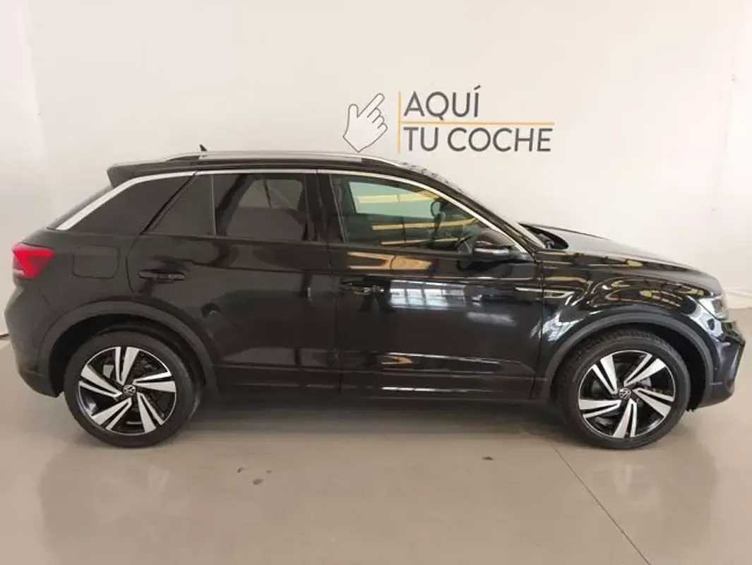 Usado VW T-Roc R-line 150 CV (110 kW) 2022 Negro SUV