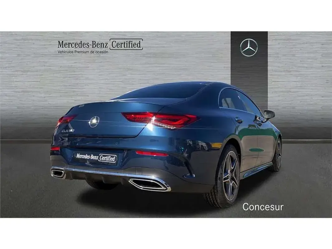 Usado Mercedes CLA180 136 CV (100 kW) 2022 Azul Coupe
