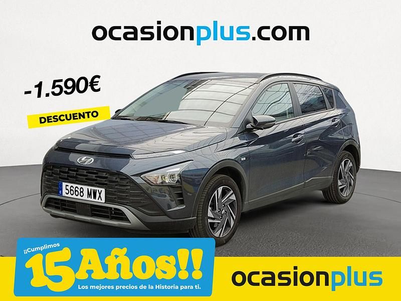 Gris Usado 2024 Hyundai Bayon SUV | 17.500 € (Precio justo) - Imagen 1/4