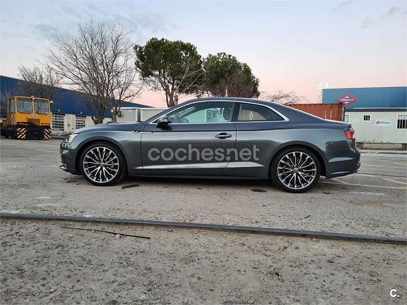 Usado Audi A5 S-Line 190 CV (139 kW) 2017 Gris / plata Coupe