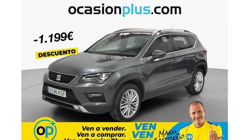 Usado Seat Ateca XCELLENCE 150 CV (110 kW) 2017 Gris SUV