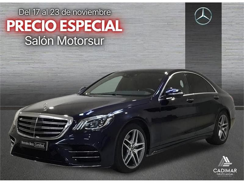 Usado Mercedes S350 286 CV (210 kW) 2019 Azul Berlina