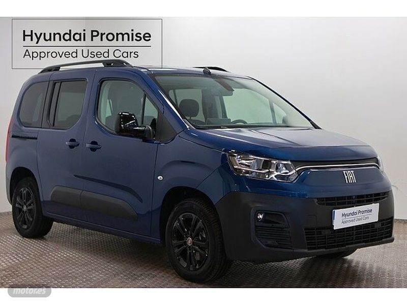 Azul Usado 2023 Fiat e-Doblò Launch Edition Monovolumen | 24.500 € (Buen precio) - Imagen 1/4
