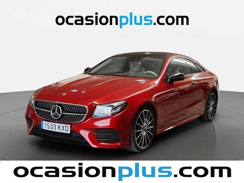 Rojo Usado 2019 Mercedes E220 AMG Coupe | 30.410 € (Buen precio) - Imagen 1/4