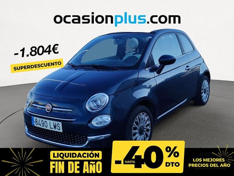 Azul Usado 2022 Fiat 500 Dolcevita Descapotable | 11.290 € (Precio justo) - Imagen 1/4