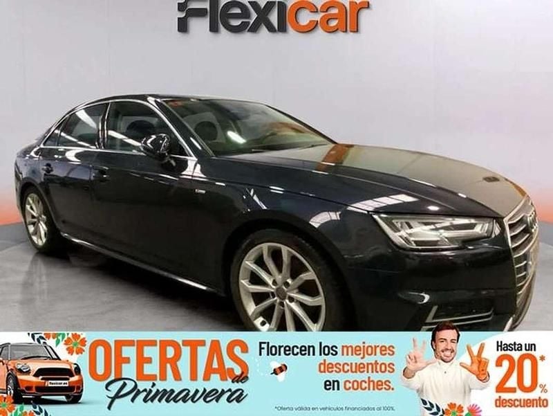 Usado Audi A4 150 CV (110 kW) 2018 Gris Berlina