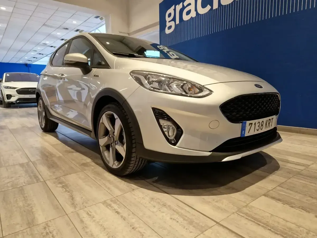 Usado Ford Fiesta Active 125 CV (91 kW) 2018 Gris Utilitario