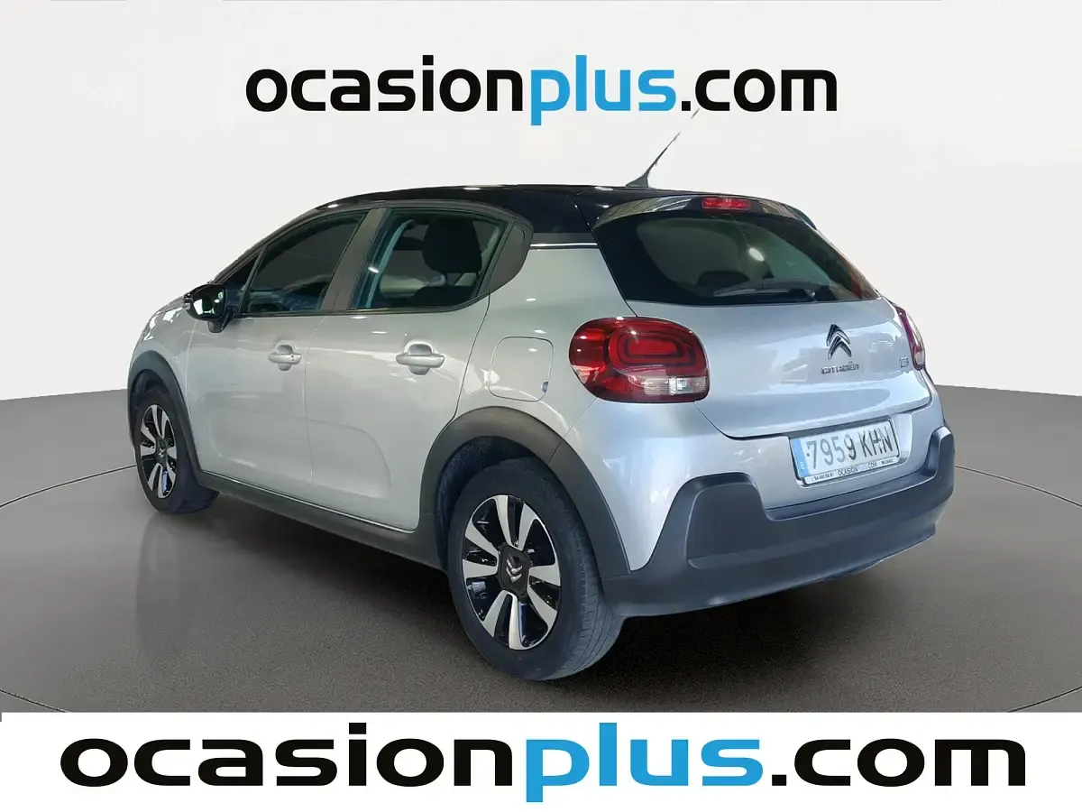 Usado Citroën C3 Feel 82 CV (60 kW) 2018 Gris Utilitario